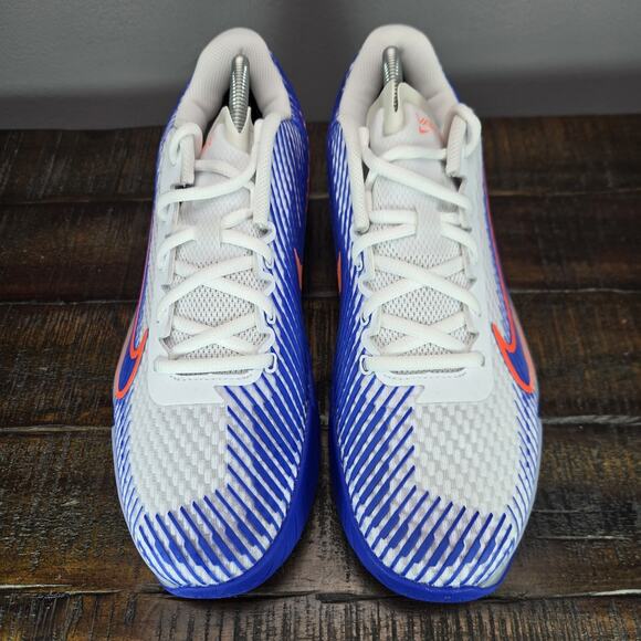 NEW Nike Zoom Vapor 11 HC Mens Size 9 Tennis Shoes Court DR6966 105 Blue White - Picture 2 of 12